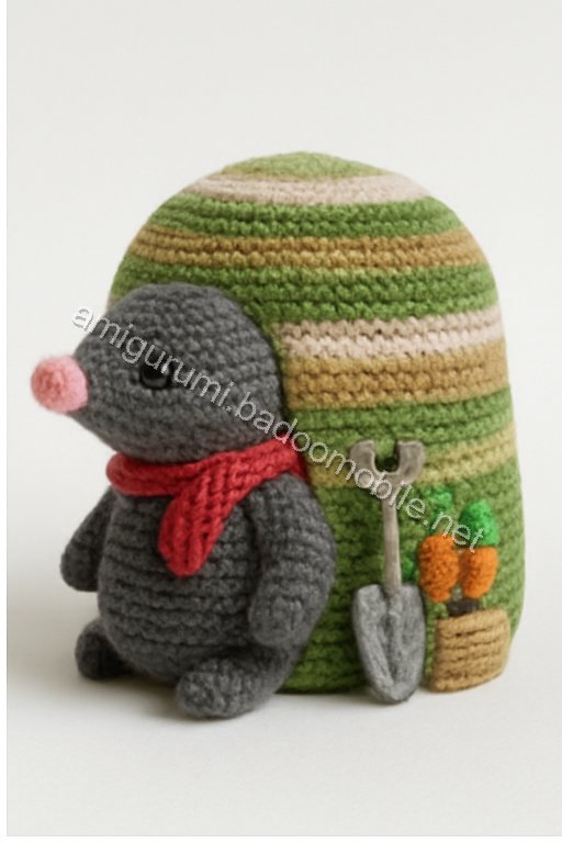 Amigurumi Mole Cottage Free Pattern
