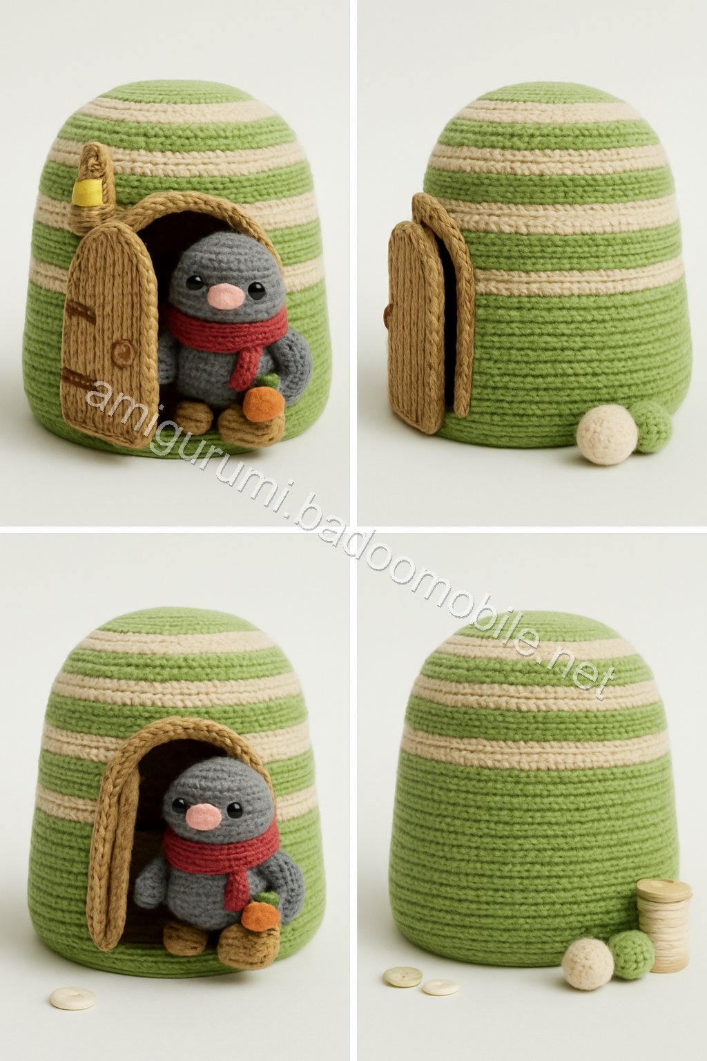 Amigurumi Mole Cottage Free Pattern