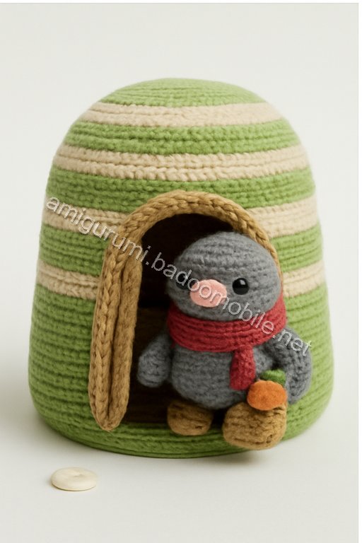 Amigurumi Mole Cottage Free Pattern