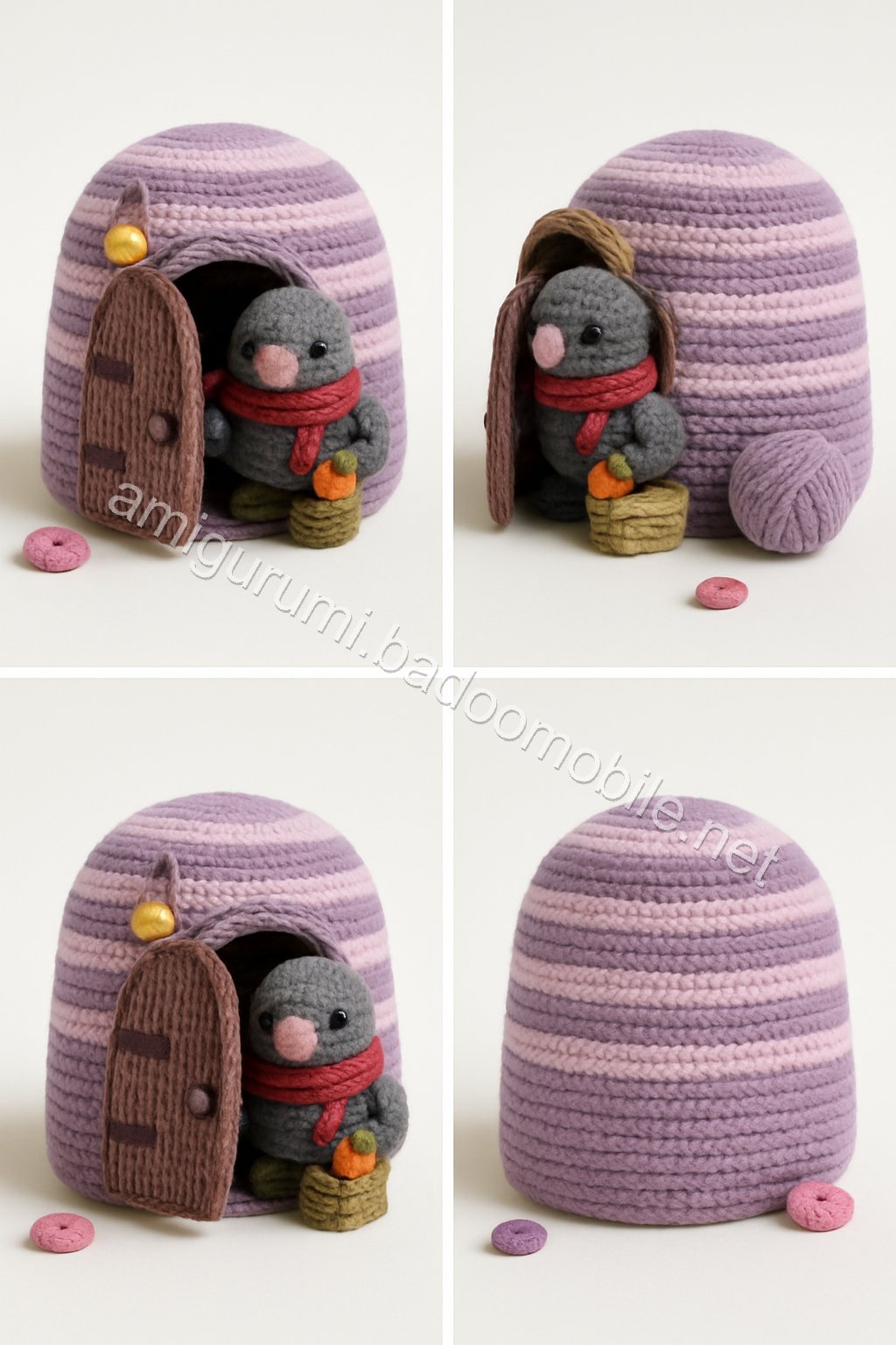 Amigurumi Mole Cottage Free Pattern