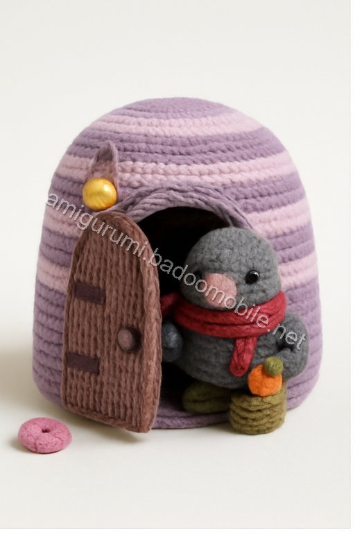 Amigurumi Mole Cottage Free Pattern