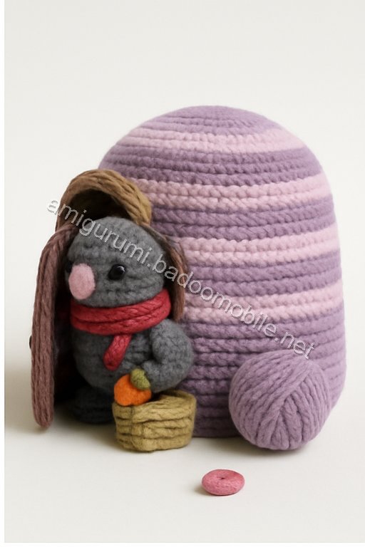 Amigurumi Mole Cottage Free Pattern
