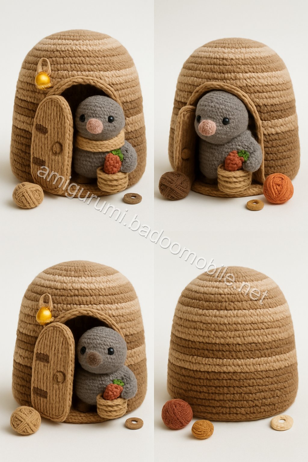 Amigurumi Mole Cottage Free Pattern