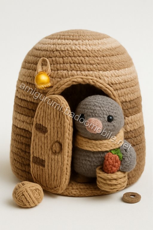 Amigurumi Mole Cottage Free Pattern