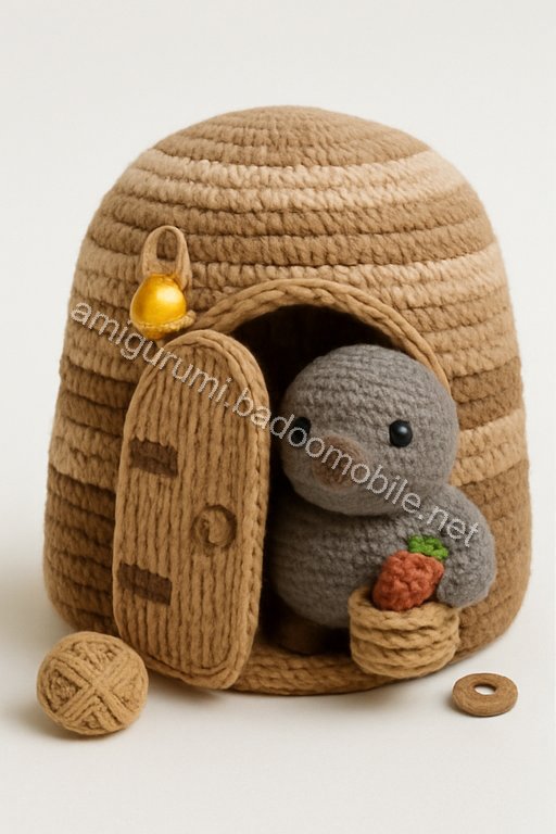 Amigurumi Mole Cottage Free Pattern