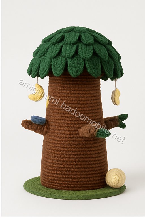 Amigurumi Owl Moon Lantern Treehouse Free Pattern