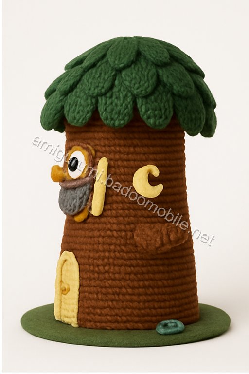 Amigurumi Owl Moon Lantern Treehouse Free Pattern