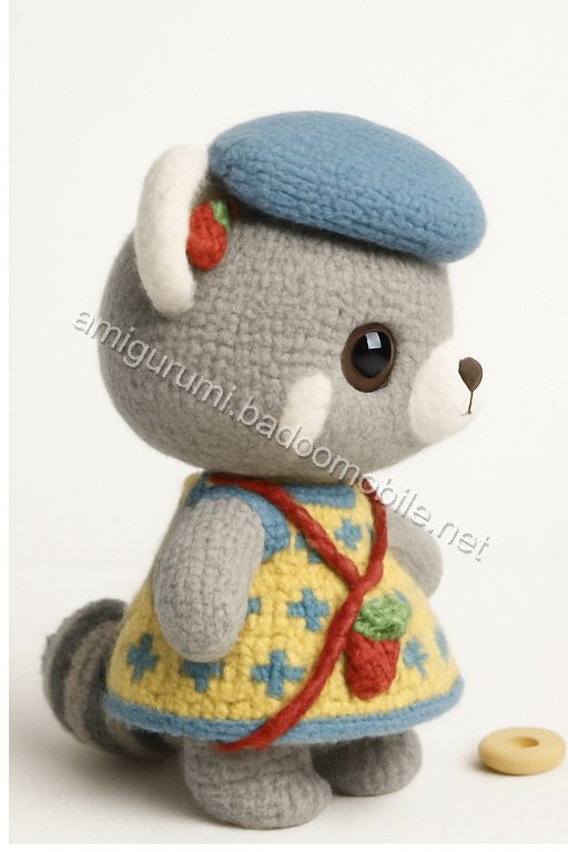 Amigurumi Strawberry Red Panda Free Pattern