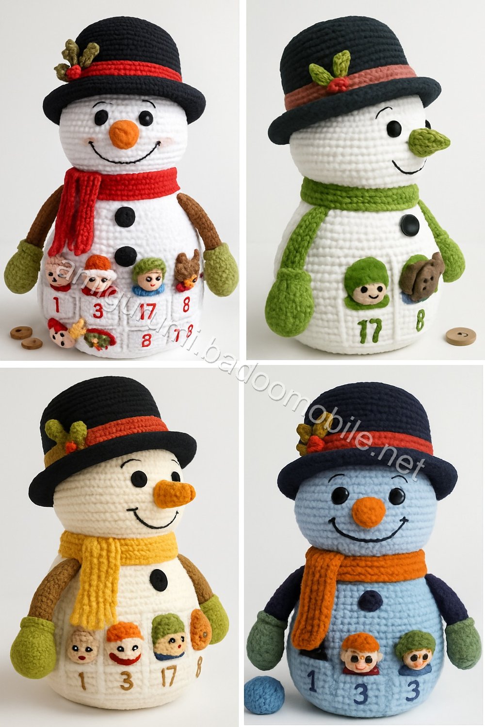 Amigurumi Snowman Free Pattern