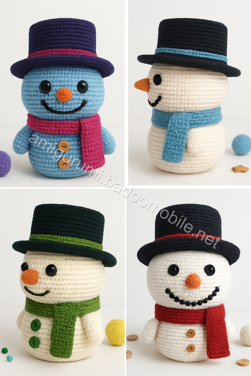 Amigurumi Snowman Free Pattern