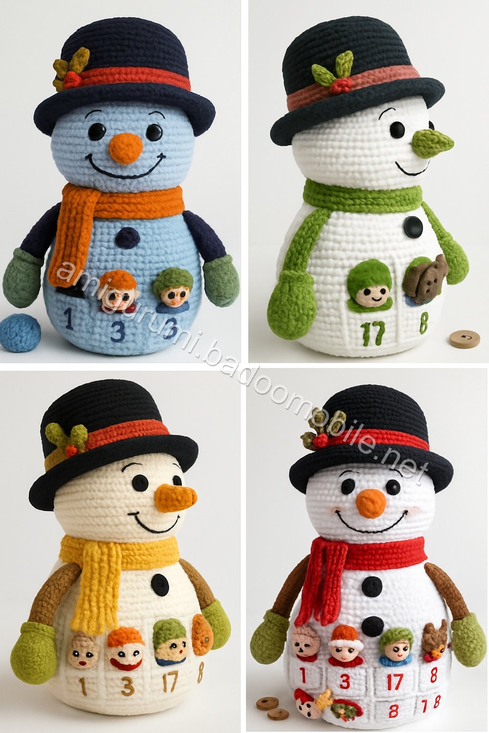 Amigurumi Snowman Free Pattern