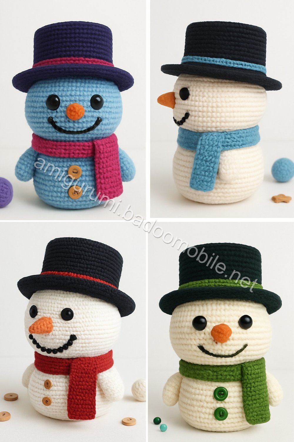 Amigurumi Snowman Free Pattern