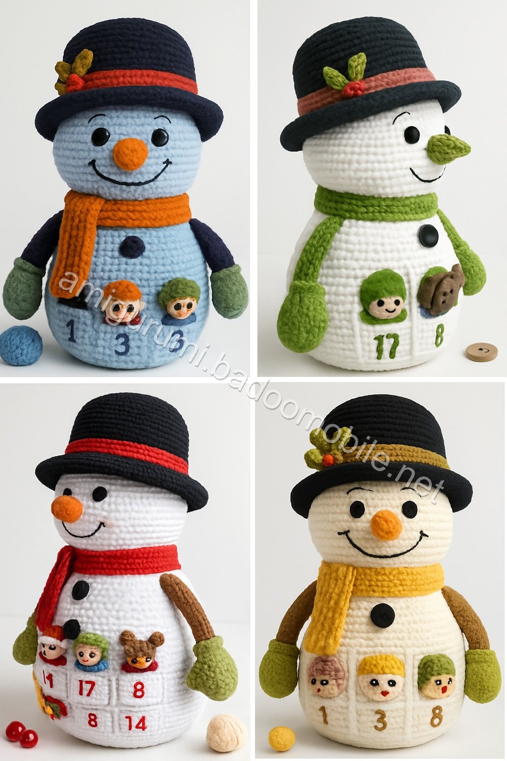 Amigurumi Snowman Free Pattern