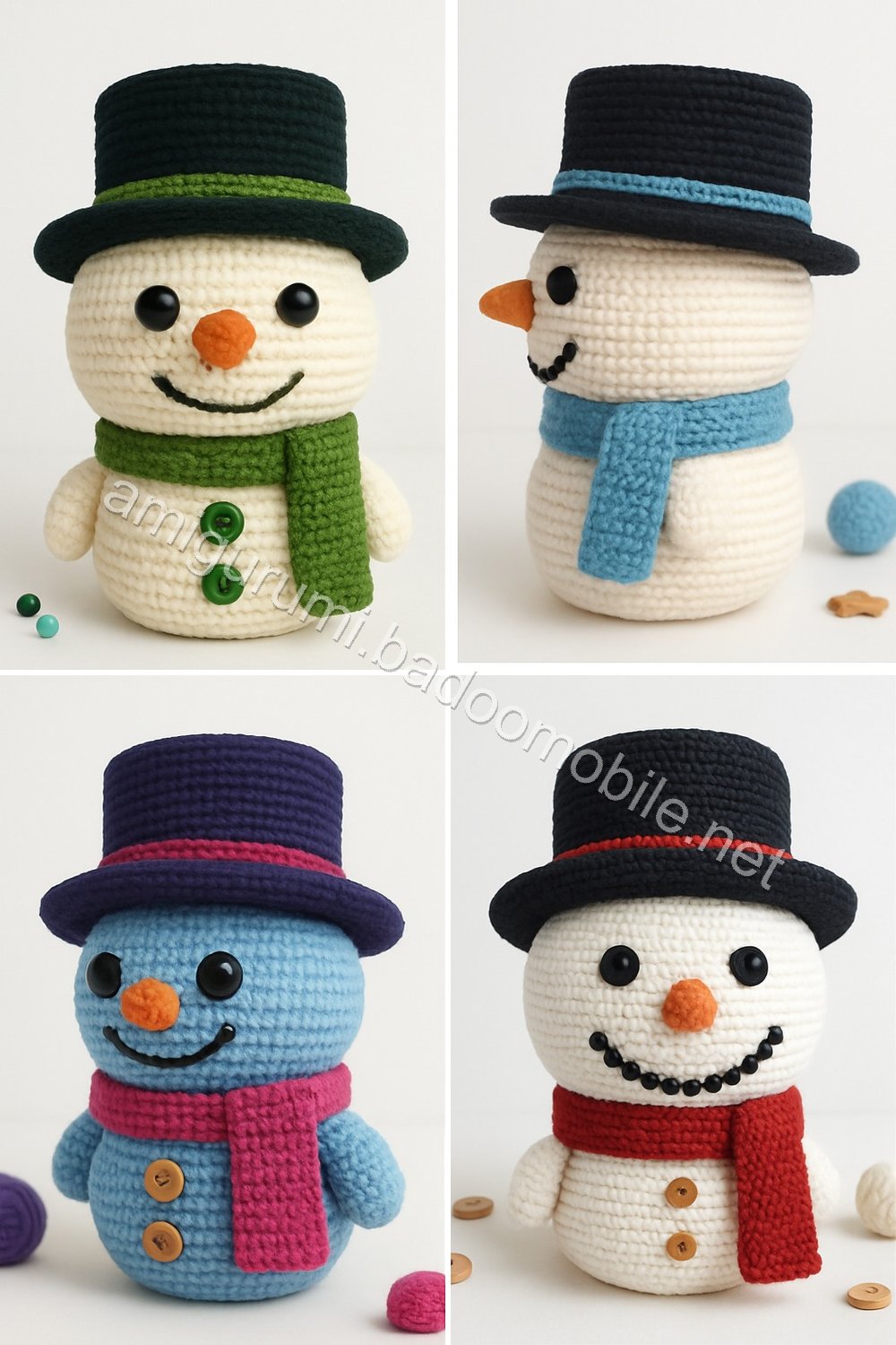 Amigurumi Snowman Free Pattern