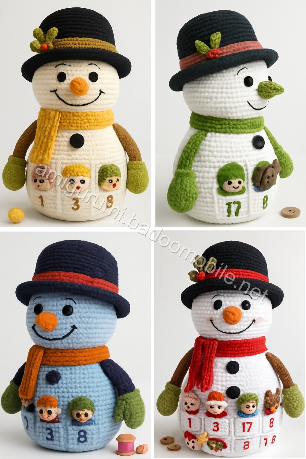 Amigurumi Snowman Free Pattern