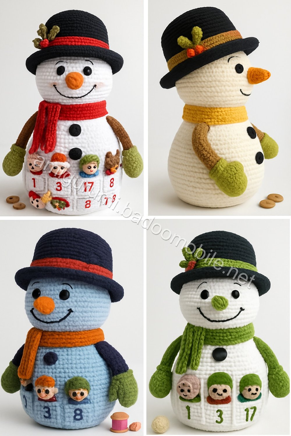 Amigurumi Snowman Free Pattern