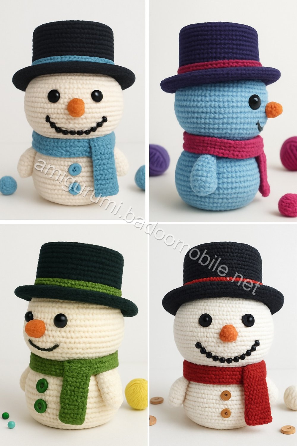 Amigurumi Snowman Free Pattern