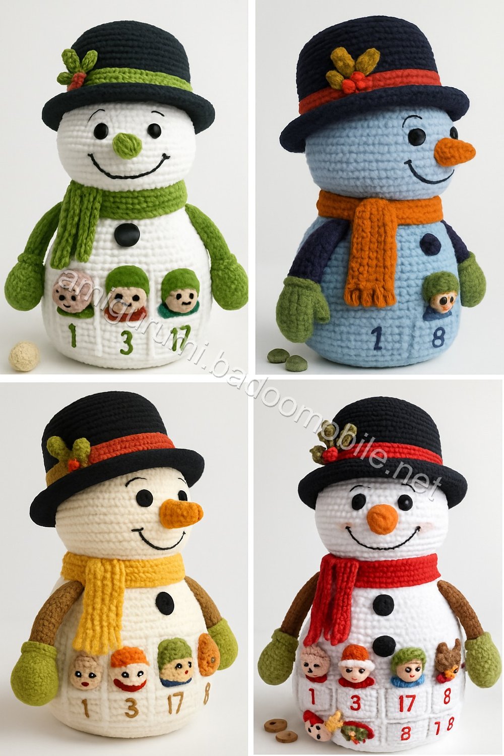 Amigurumi Snowman Free Pattern