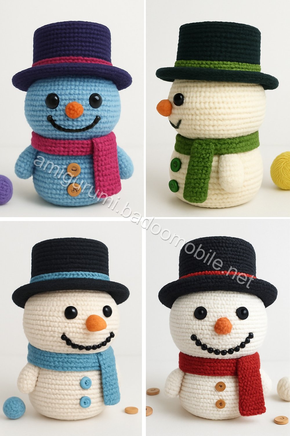 Amigurumi Snowman Free Pattern