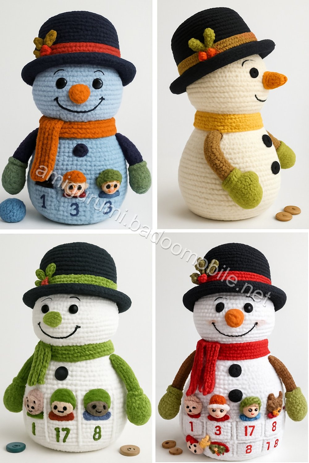 Amigurumi Snowman Free Pattern