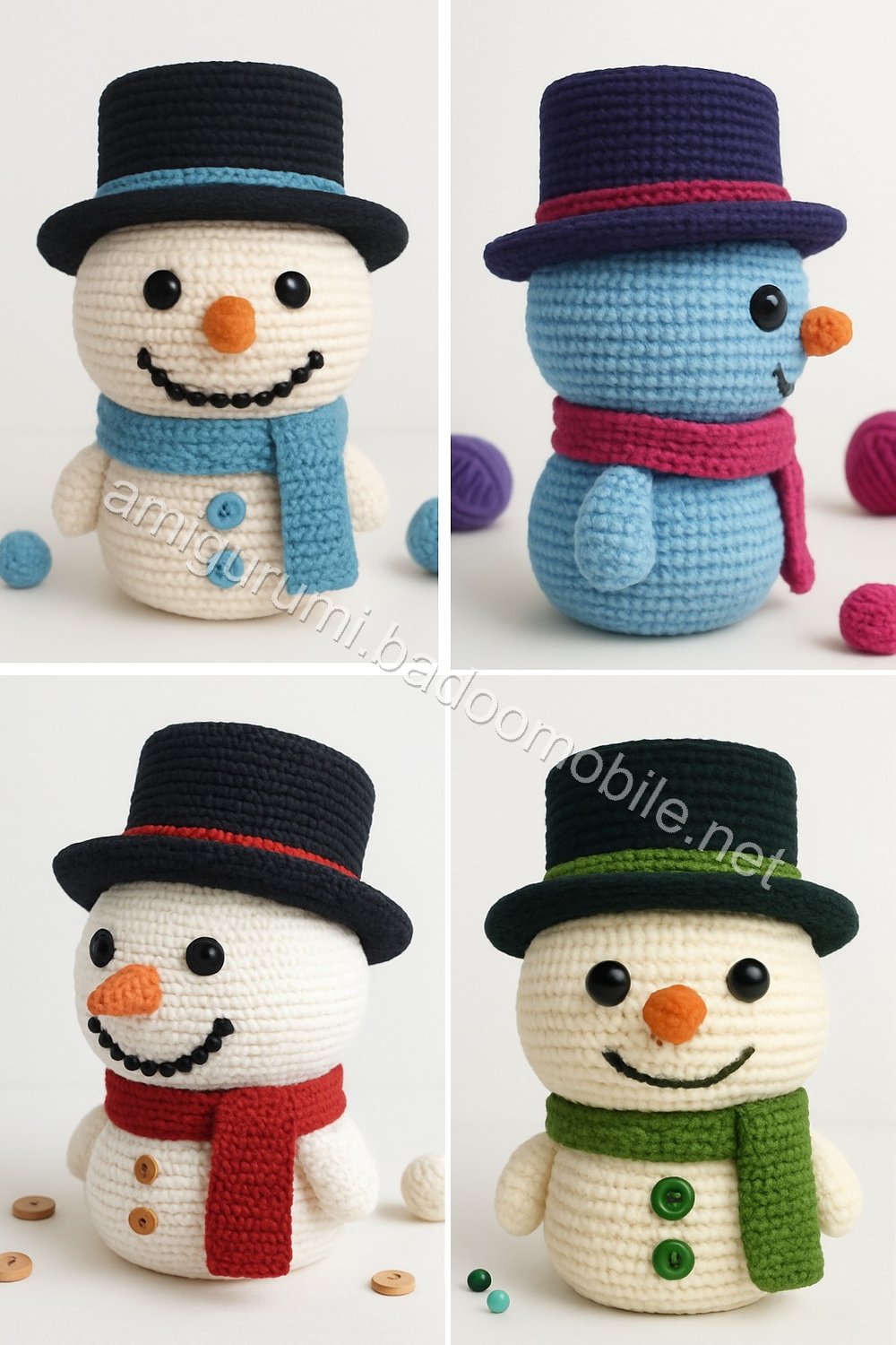 Amigurumi Snowman Free Pattern