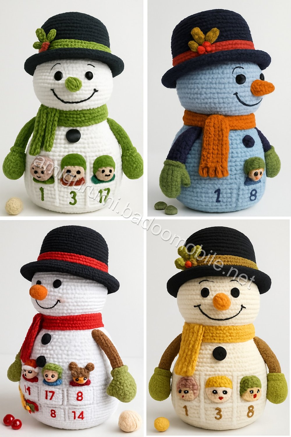 Amigurumi Snowman Free Pattern