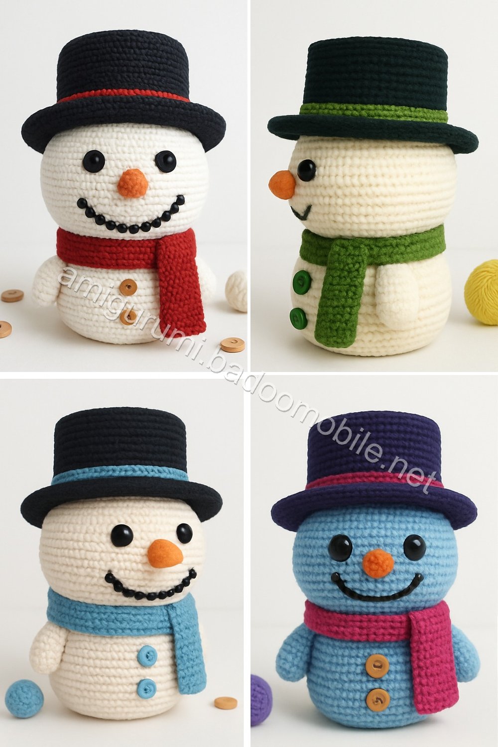 Amigurumi Snowman Free Pattern