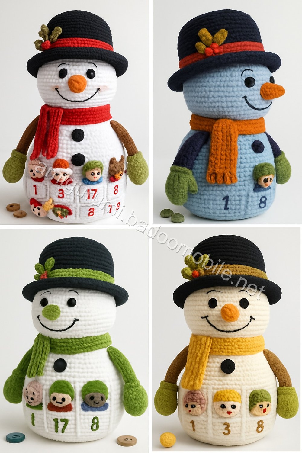 Amigurumi Snowman Free Pattern