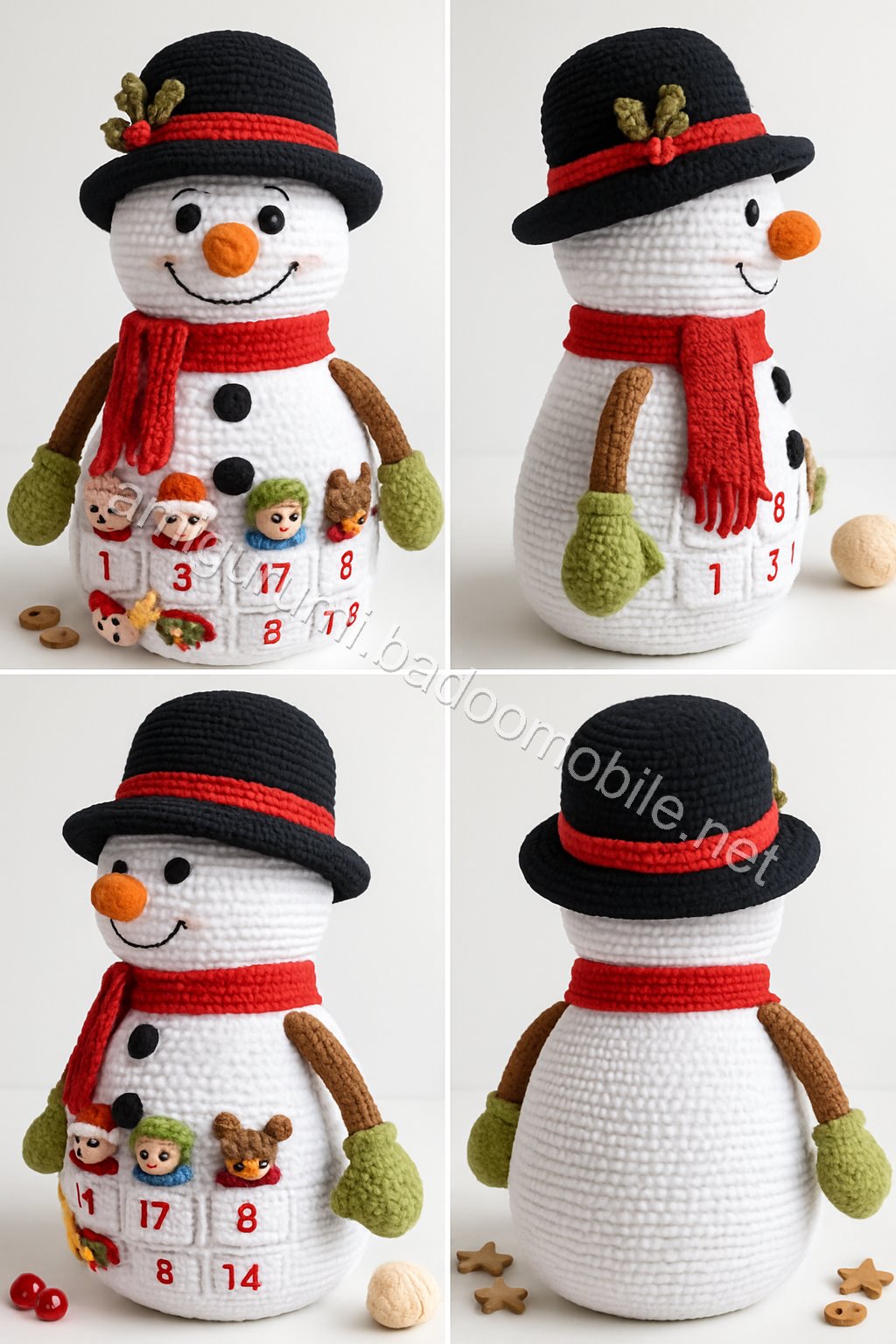 Amigurumi Snowman Free Pattern