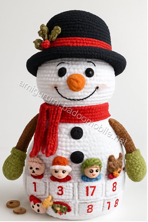 Amigurumi Snowman Free Pattern