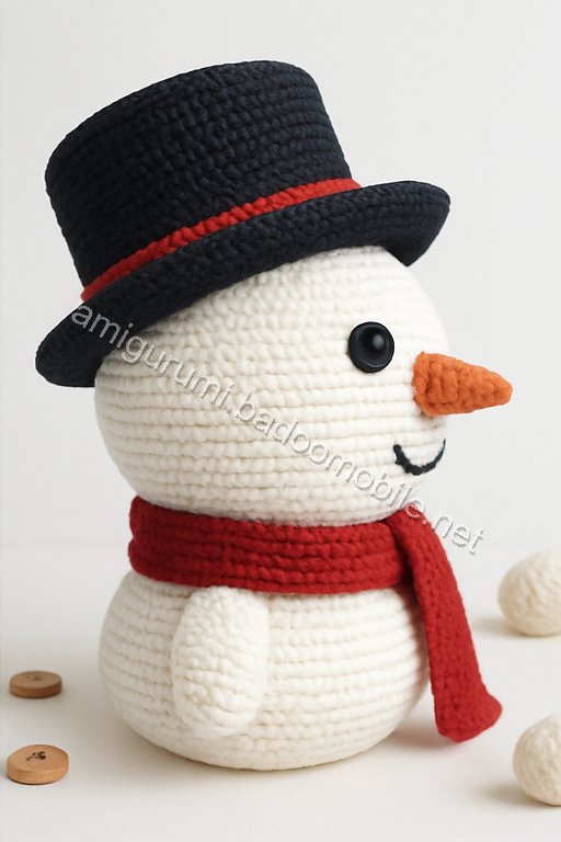 Amigurumi Snowman Free Pattern