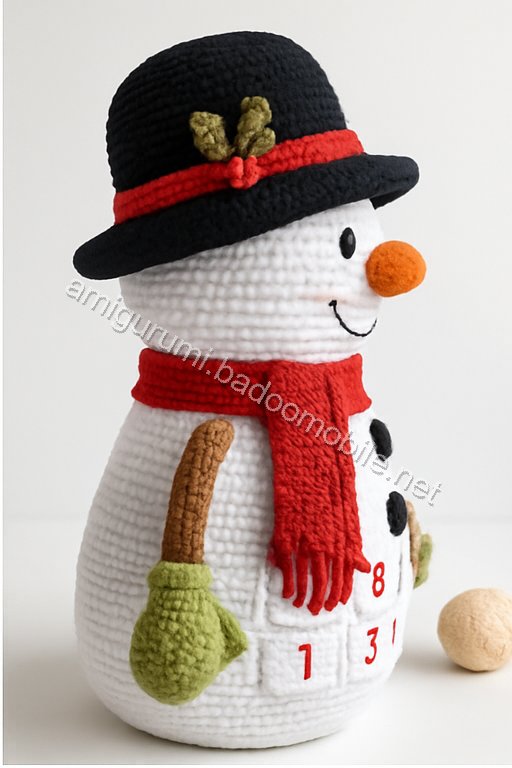 Amigurumi Snowman Free Pattern