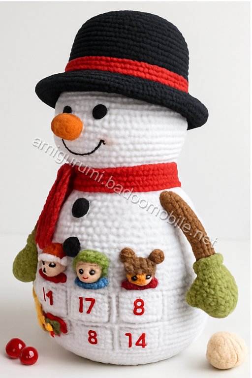 Amigurumi Snowman Free Pattern