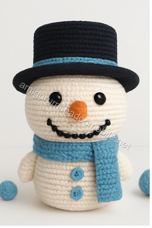 Amigurumi Snowman Free Pattern