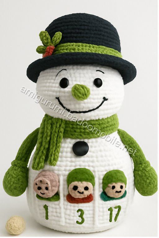 Amigurumi Snowman Free Pattern