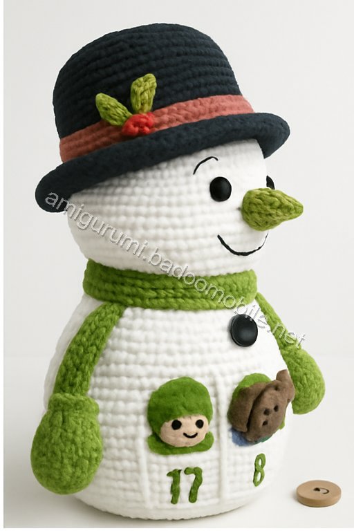 Amigurumi Snowman Free Pattern