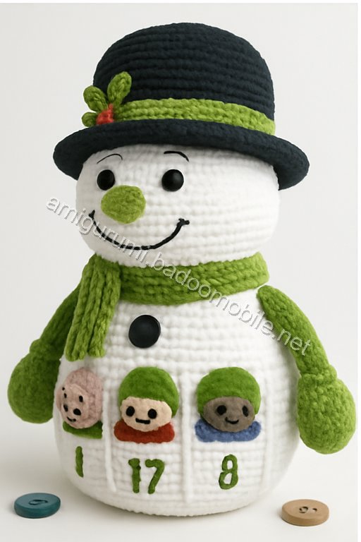 Amigurumi Snowman Free Pattern