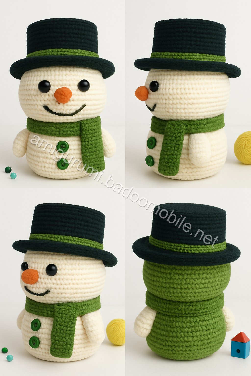 Amigurumi Snowman Free Pattern