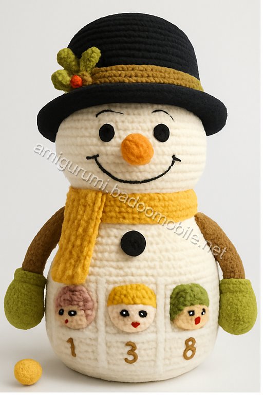 Amigurumi Snowman Free Pattern