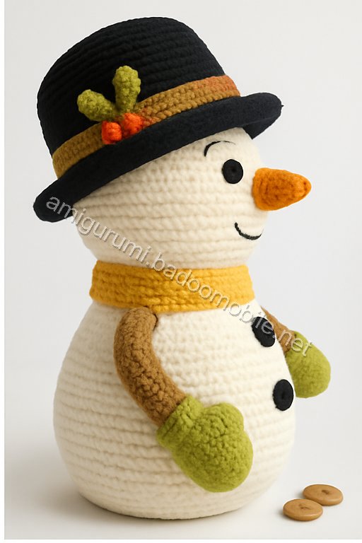 Amigurumi Snowman Free Pattern