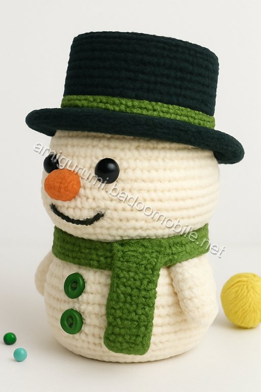 Amigurumi Snowman Free Pattern