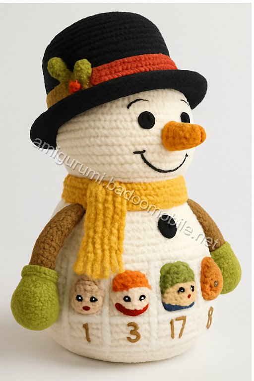 Amigurumi Snowman Free Pattern