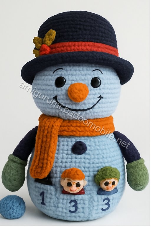 Amigurumi Snowman Free Pattern