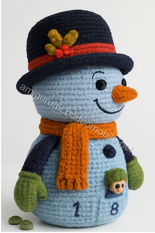 Amigurumi Snowman Free Pattern