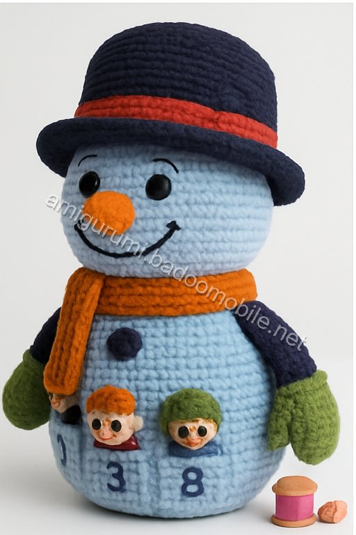 Amigurumi Snowman Free Pattern