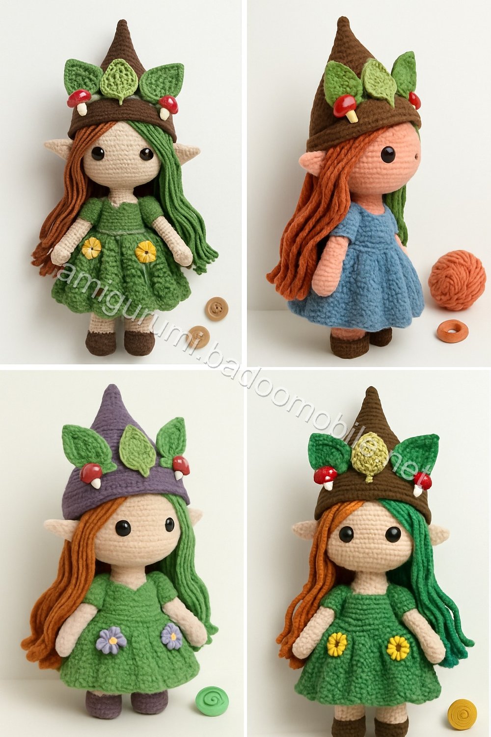 Amigurumi Autumn Forest Sprite Free Pattern