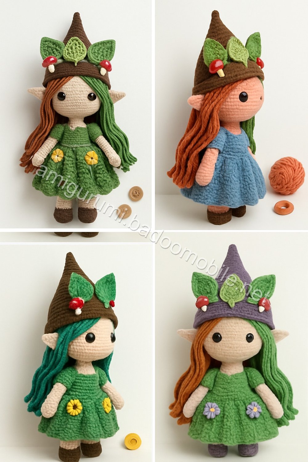 Amigurumi Autumn Forest Sprite Free Pattern