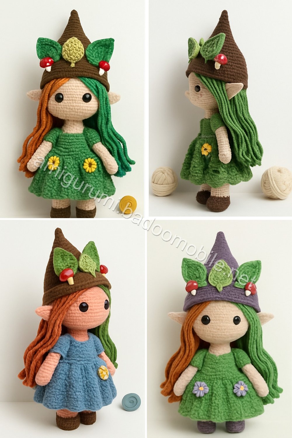 Amigurumi Autumn Forest Sprite Free Pattern