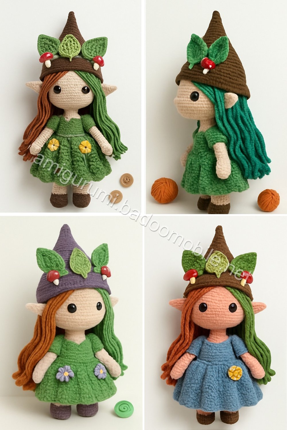 Amigurumi Autumn Forest Sprite Free Pattern