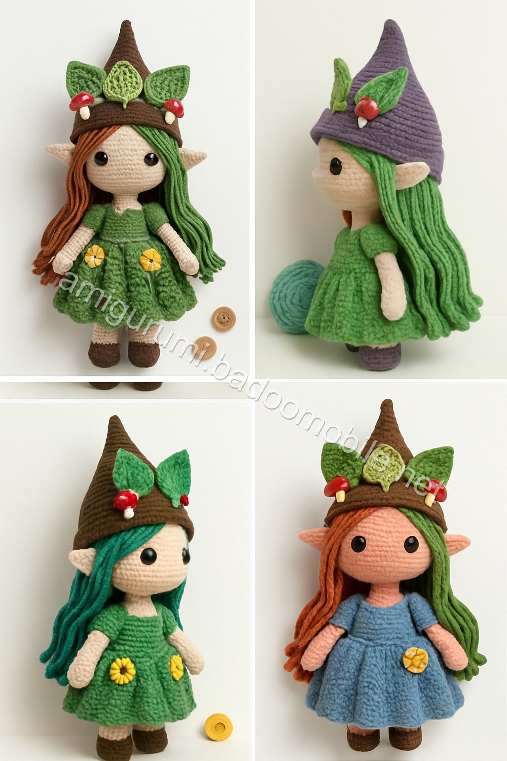 Amigurumi Autumn Forest Sprite Free Pattern